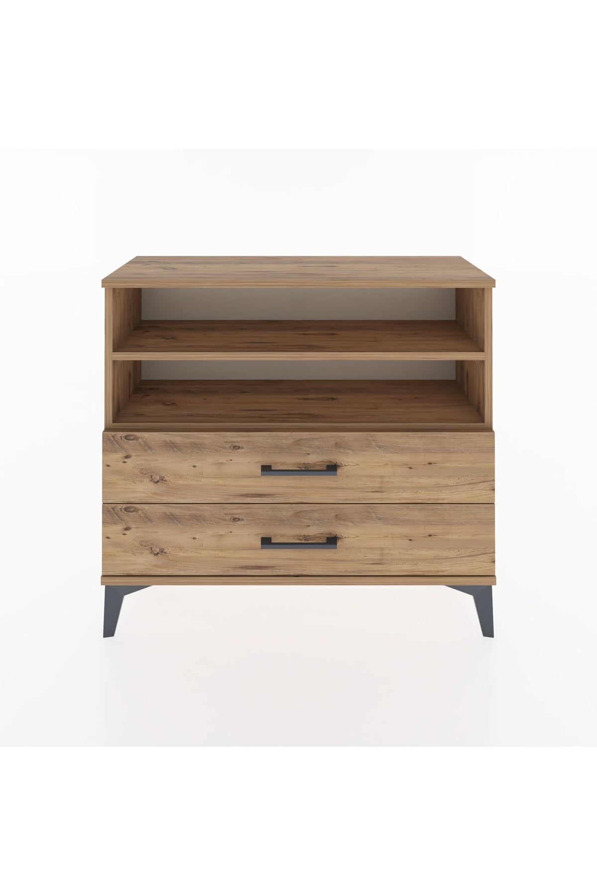 Arges Şifonyer 2 Raflı 2 Çekmeceli 88x30x80 - S03M004V9A