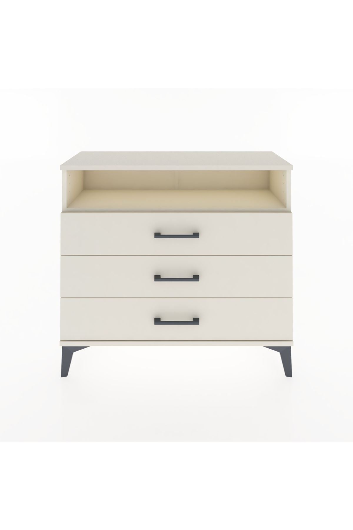 Arges Şifonyer Tek Raflı 3 Çekmeceli 88x30x80 - S03M005V1A