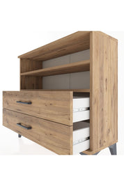 Arges Şifonyer 2 Raflı 2 Çekmeceli 88x30x80 - S03M004V9A