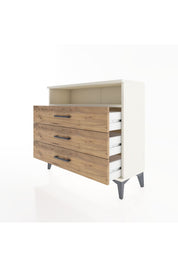 Arges Şifonyer Tek Raflı 3 Çekmeceli 88x30x80 - S03M005V3A