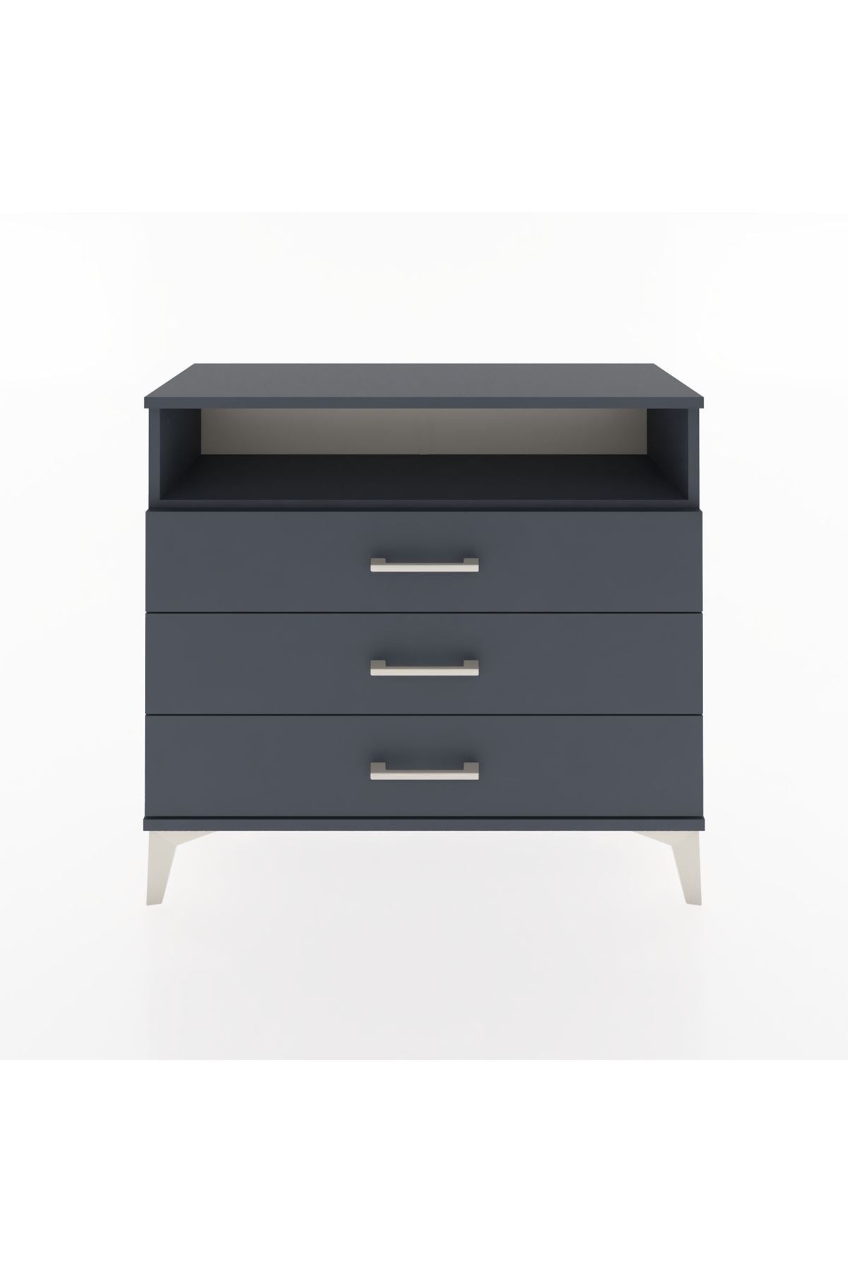 Arges Şifonyer Tek Raflı 3 Çekmeceli 88x30x80 - S03M005V5A