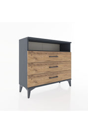 Arges Şifonyer Tek Raflı 3 Çekmeceli 88x30x80 - S03M005V6A