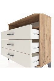 Arges Şifonyer Tek Raflı 3 Çekmeceli 88x30x80 - S03M005V7A