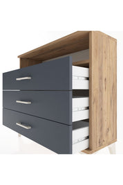 Arges Şifonyer Tek Raflı 3 Çekmeceli 88x30x80 - S03M005V8A