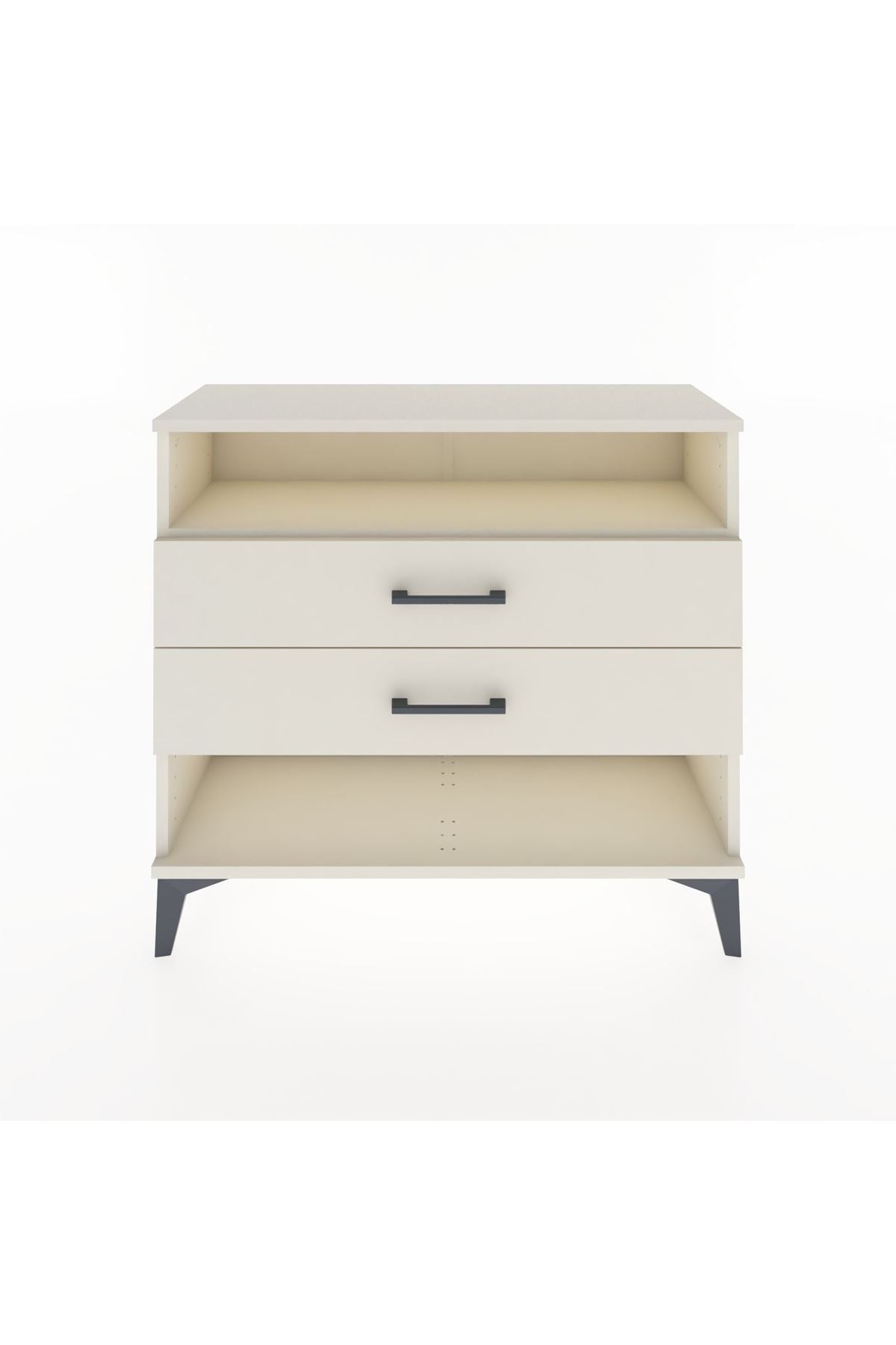 Arges Şifonyer Tek Raflı 2 Çekmeceli 88x30x80 - S03M006V1A