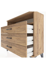 Arges Şifonyer Tek Raflı 3 Çekmeceli 88x30x80 - S03M005V9A