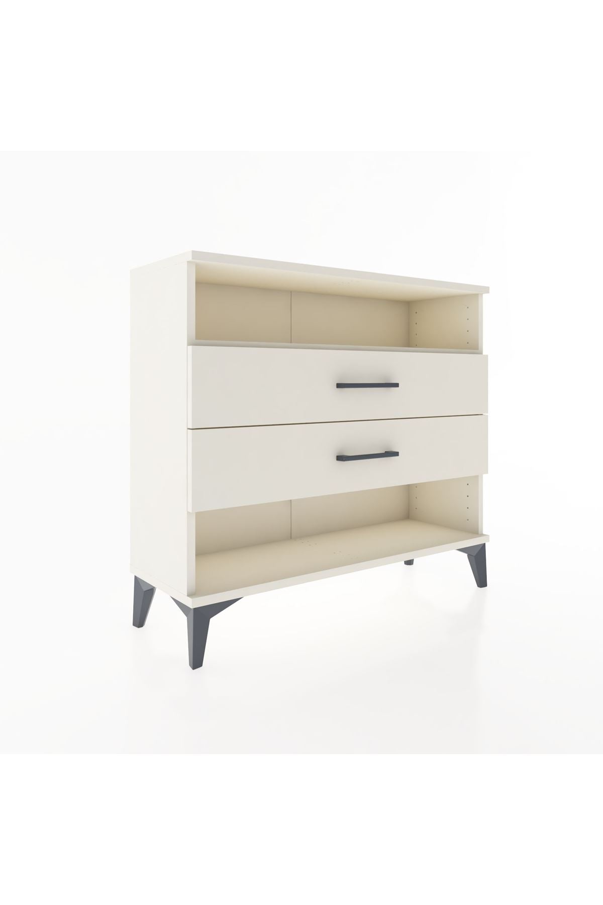 Arges Şifonyer Tek Raflı 2 Çekmeceli 88x30x80 - S03M006V1A