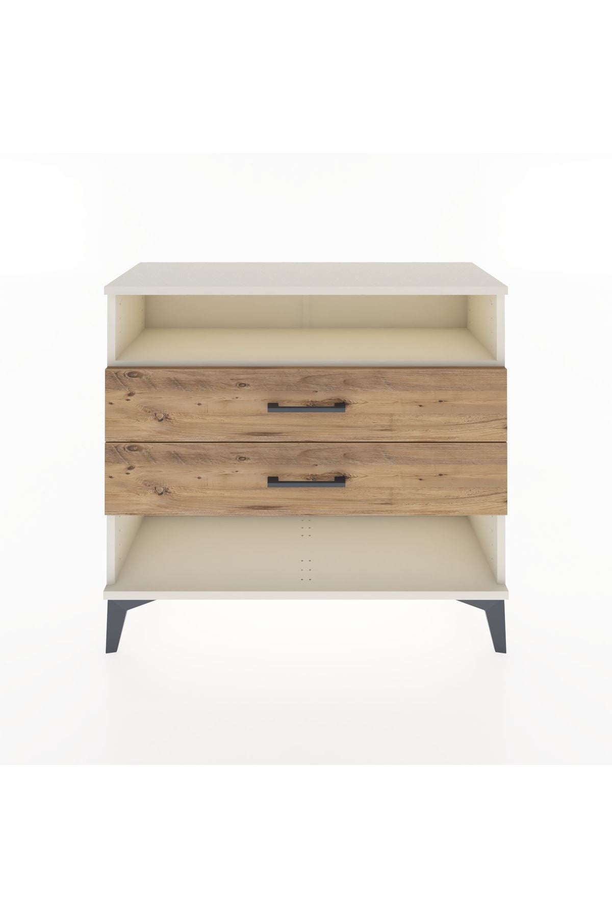 Arges Şifonyer Tek Raflı 2 Çekmeceli 88x30x80 - S03M006V3A