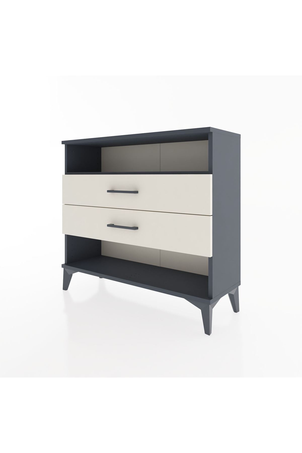 Arges Şifonyer Tek Raflı 2 Çekmeceli 88x30x80 - S03M006V4A