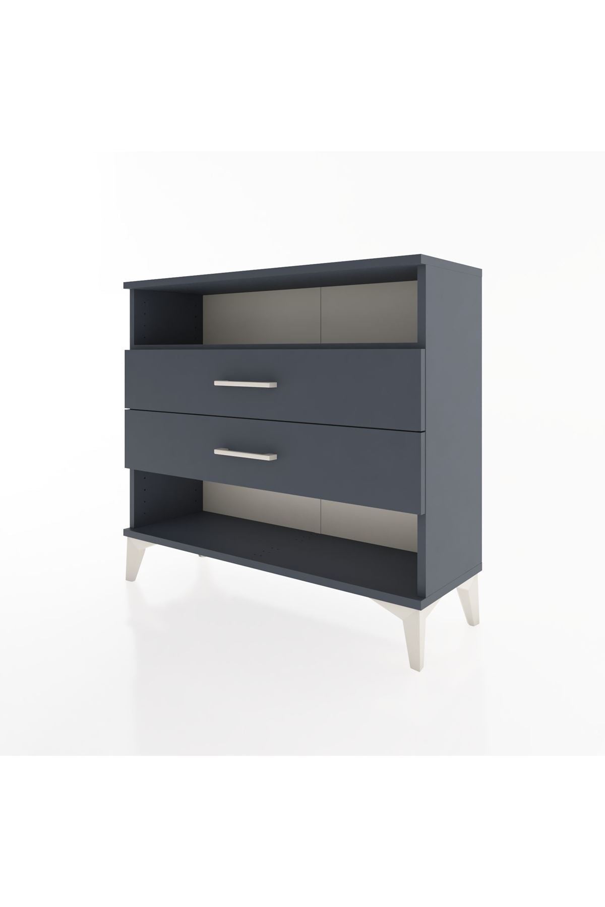 Arges Şifonyer Tek Raflı 2 Çekmeceli 88x30x80 - S03M006V5A
