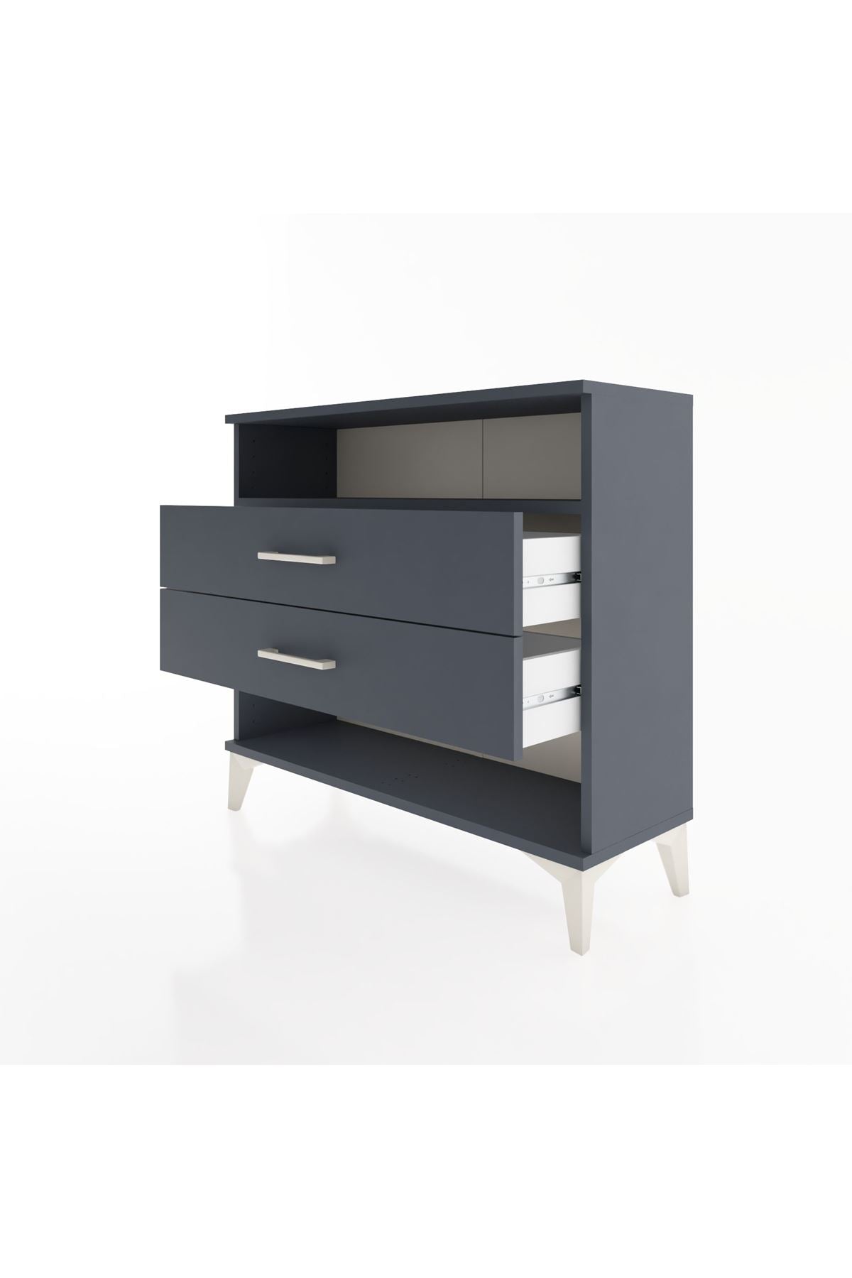 Arges Şifonyer Tek Raflı 2 Çekmeceli 88x30x80 - S03M006V5A