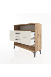 Arges Şifonyer Tek Raflı 2 Çekmeceli 88x30x80 - S03M006V7A