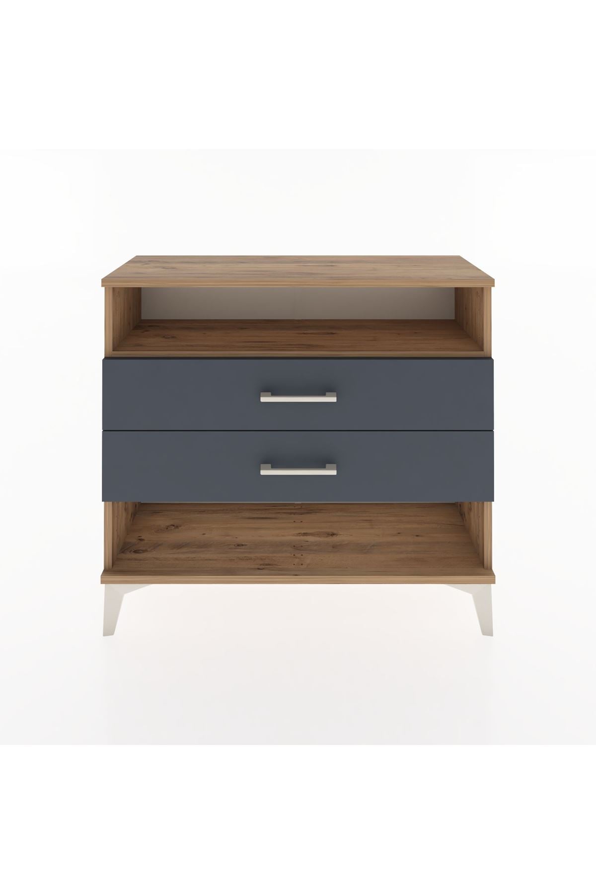 Arges Şifonyer Tek Raflı 2 Çekmeceli 88x30x80 - S03M006V8A