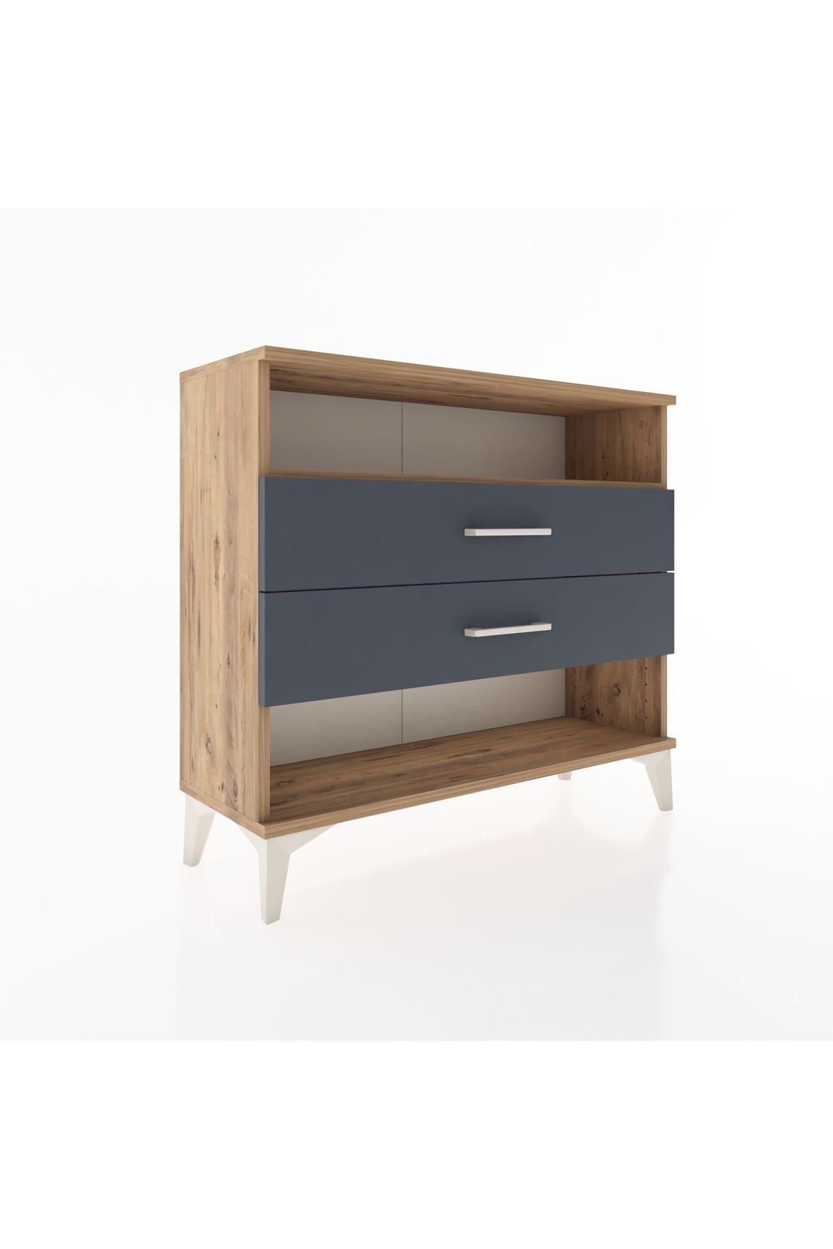 Arges Şifonyer Tek Raflı 2 Çekmeceli 88x30x80 - S03M006V8A