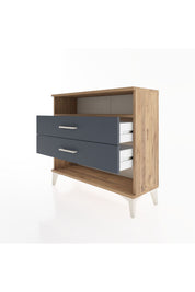 Arges Şifonyer Tek Raflı 2 Çekmeceli 88x30x80 - S03M006V8A