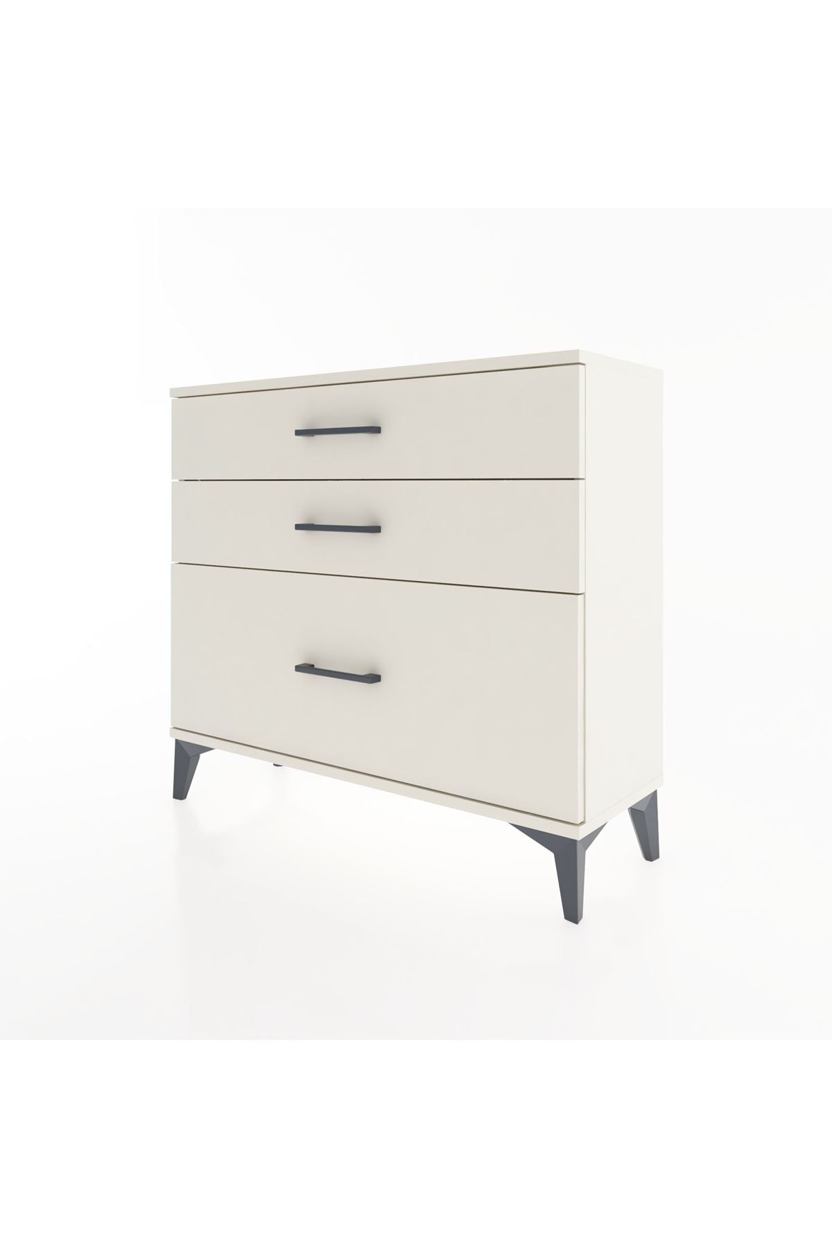 Arges Şifonyer 3 Çekmeceli 88x30x80 - S03M007V1A