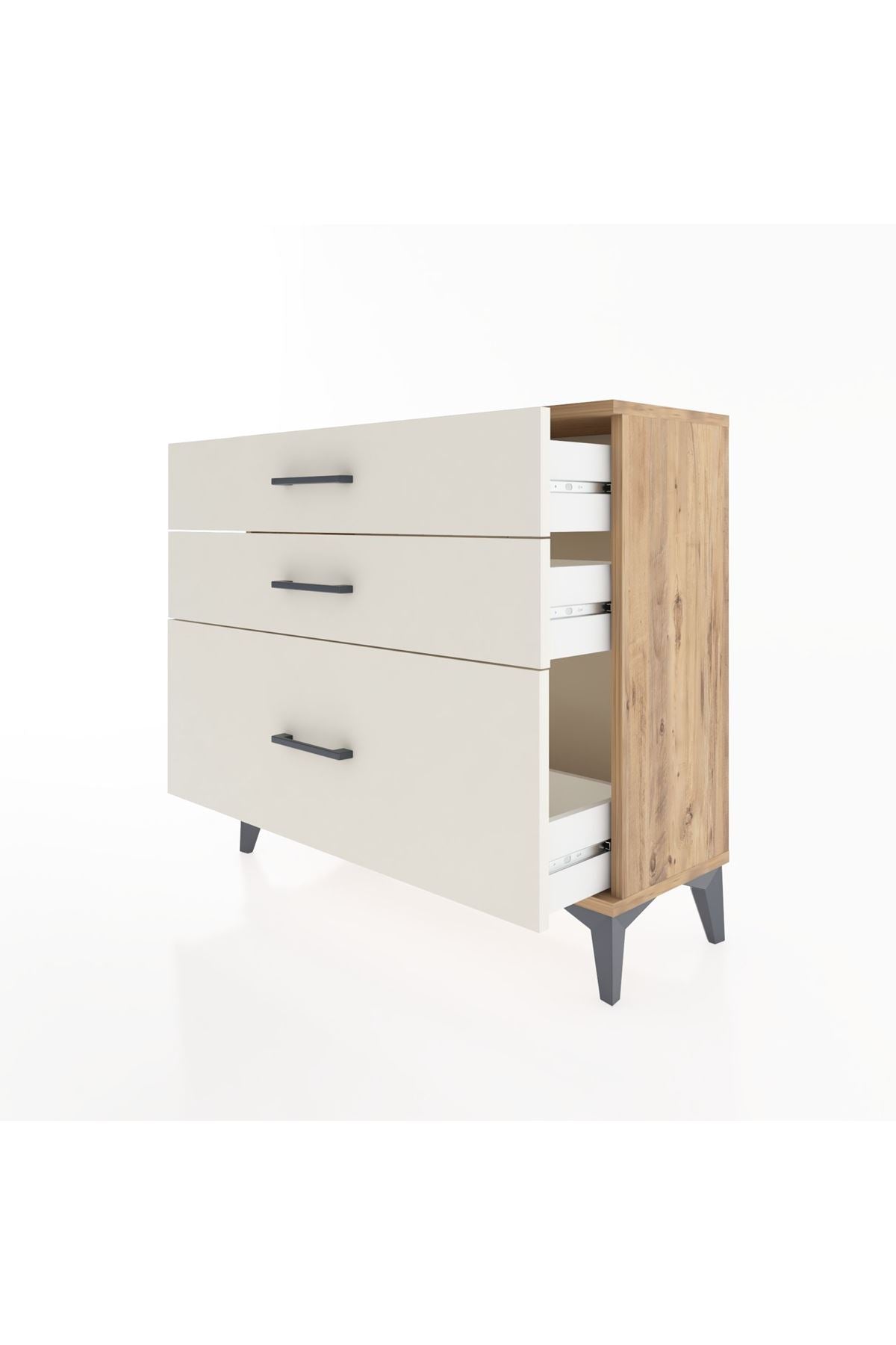Arges Şifonyer 3 Çekmeceli 88x30x80 - S03M007V7A