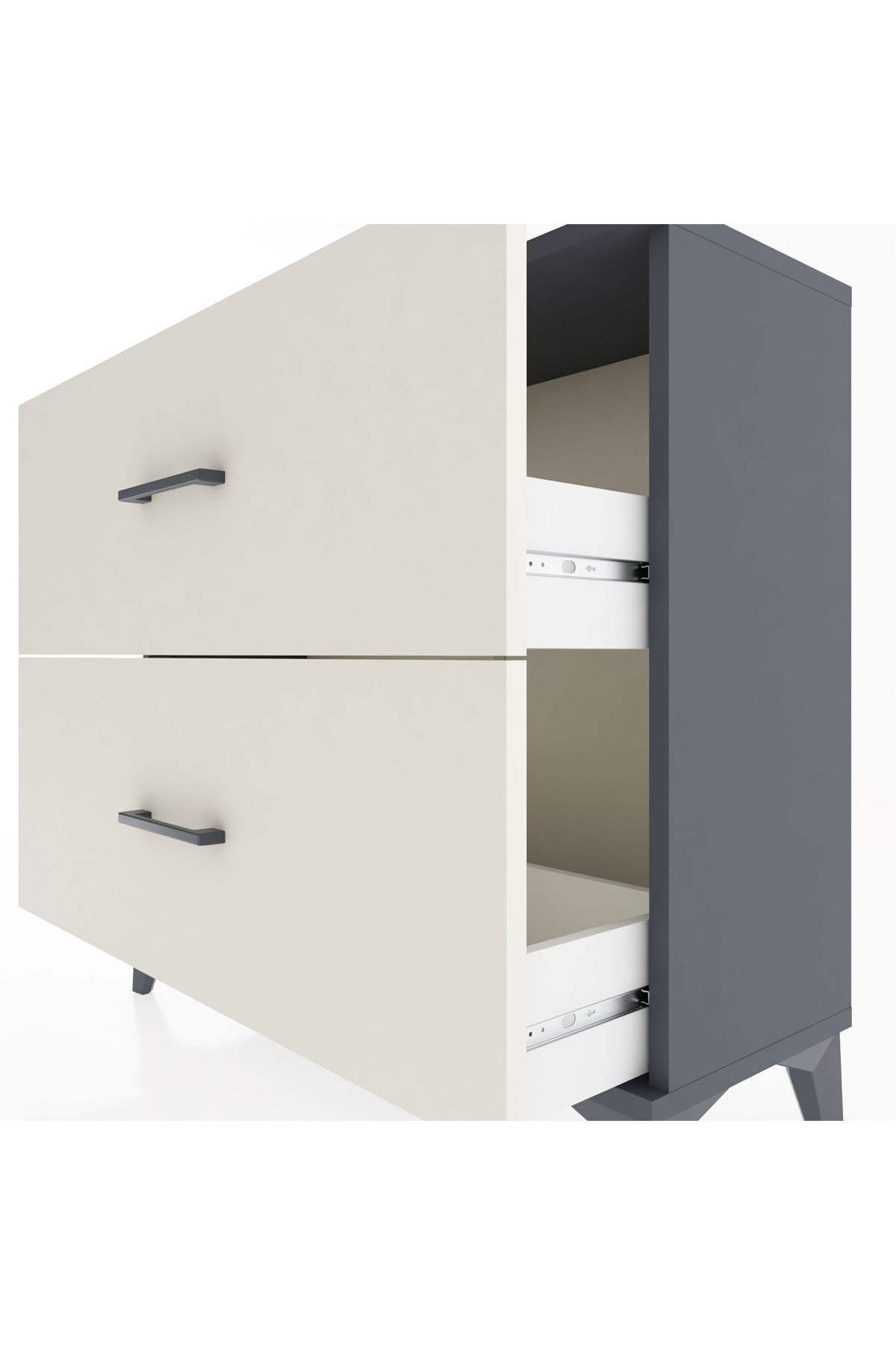 Arges Şifonyer 2 Çekmeceli 88x30x80 - S03M008V4A
