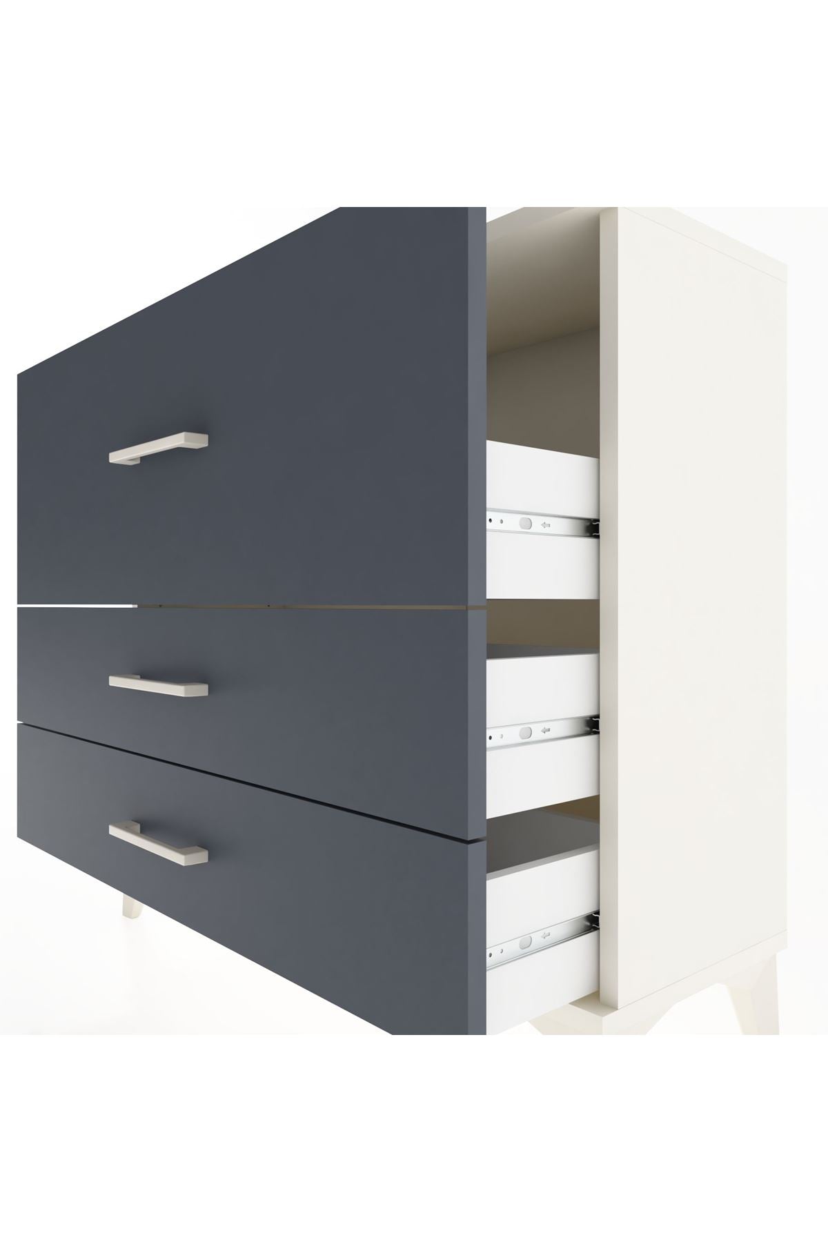 Arges Şifonyer 3 Çekmeceli 88x30x80 - S03M009V2A