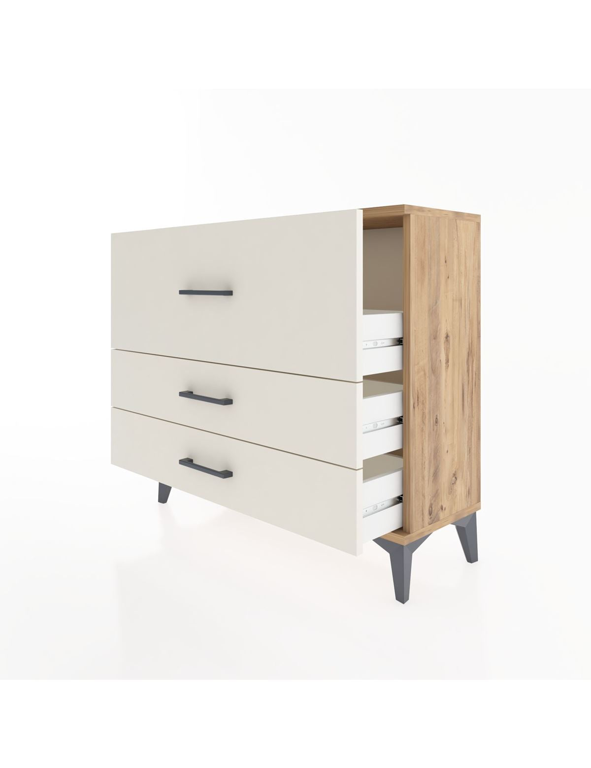 Arges Şifonyer 3 Çekmeceli 88x30x80 - S03M009V7A