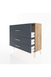 Arges Şifonyer 3 Çekmeceli 88x30x80 - S03M009V8A