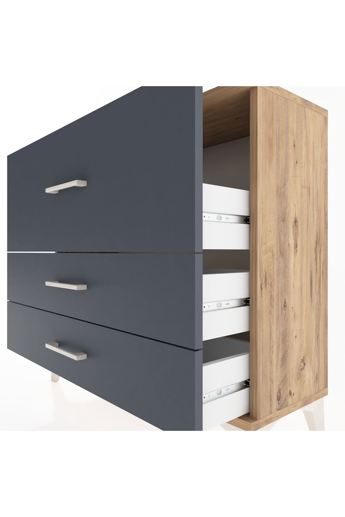 Arges Şifonyer 3 Çekmeceli 88x30x80 - S03M009V8A