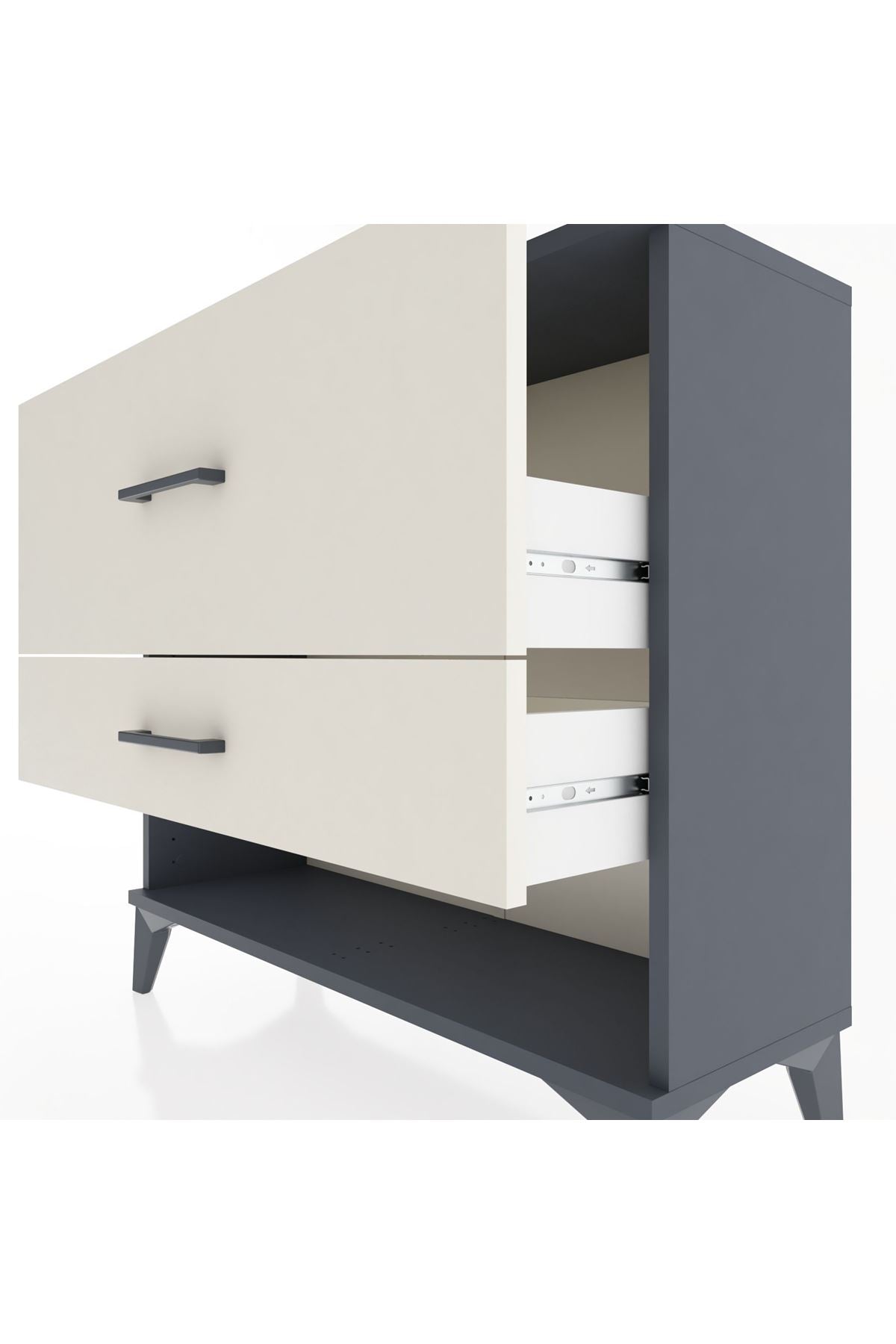 Arges Şifonyer 2 Çekmeceli 88x30x80 - S03M010V4A