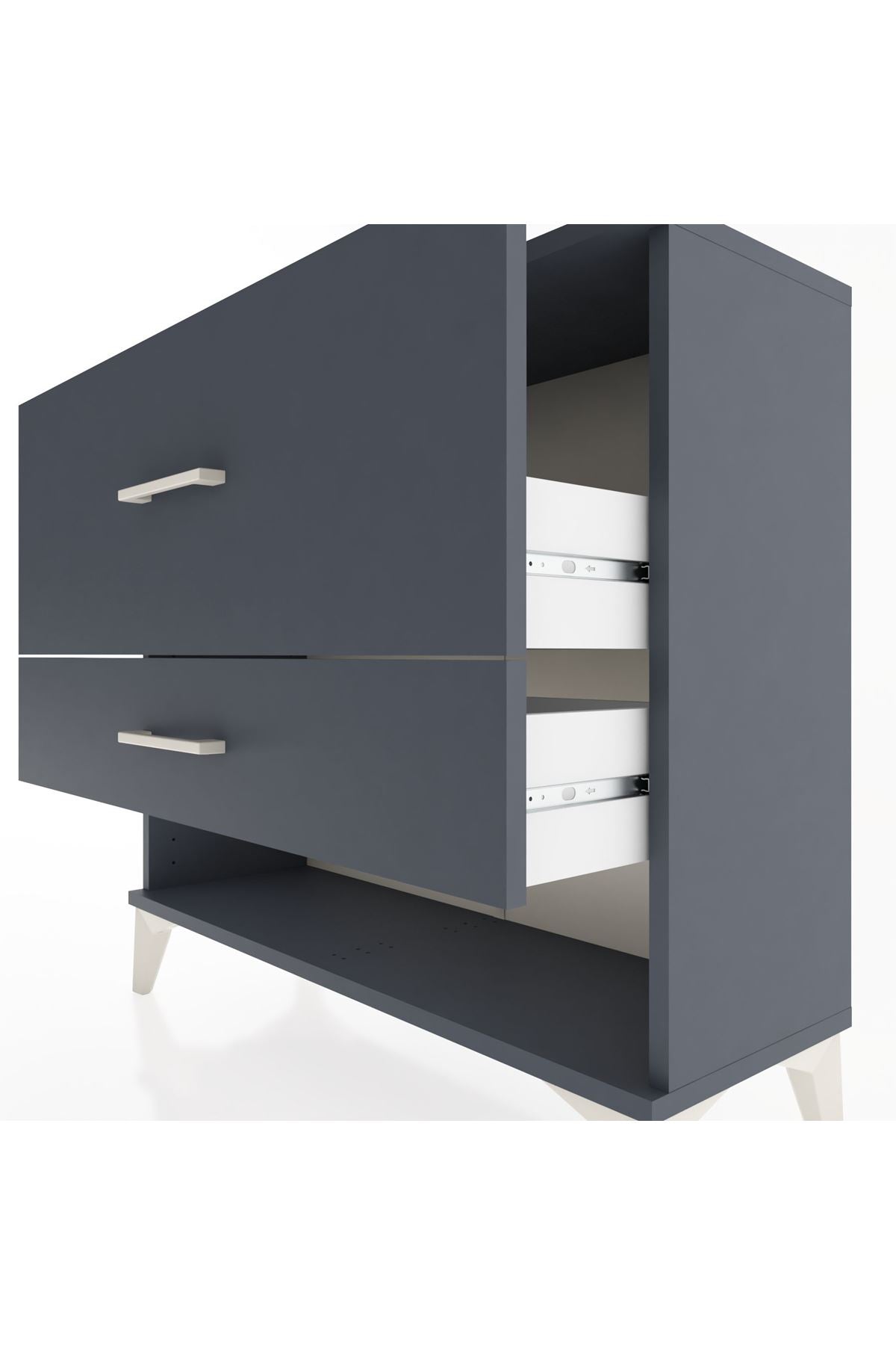 Arges Şifonyer 2 Çekmeceli 88x30x80 - S03M010V5A