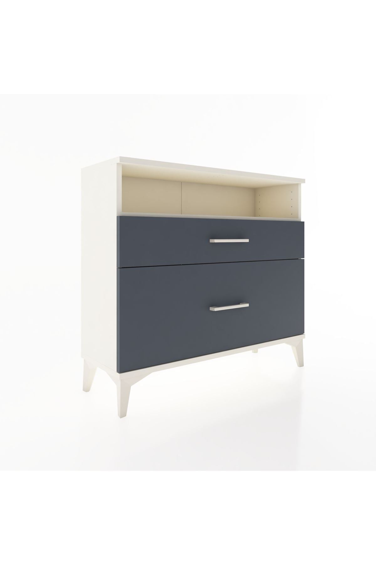 Arges Şifonyer Tek Raflı 2 Çekmeceli 88x30x80 - S03M011V2A