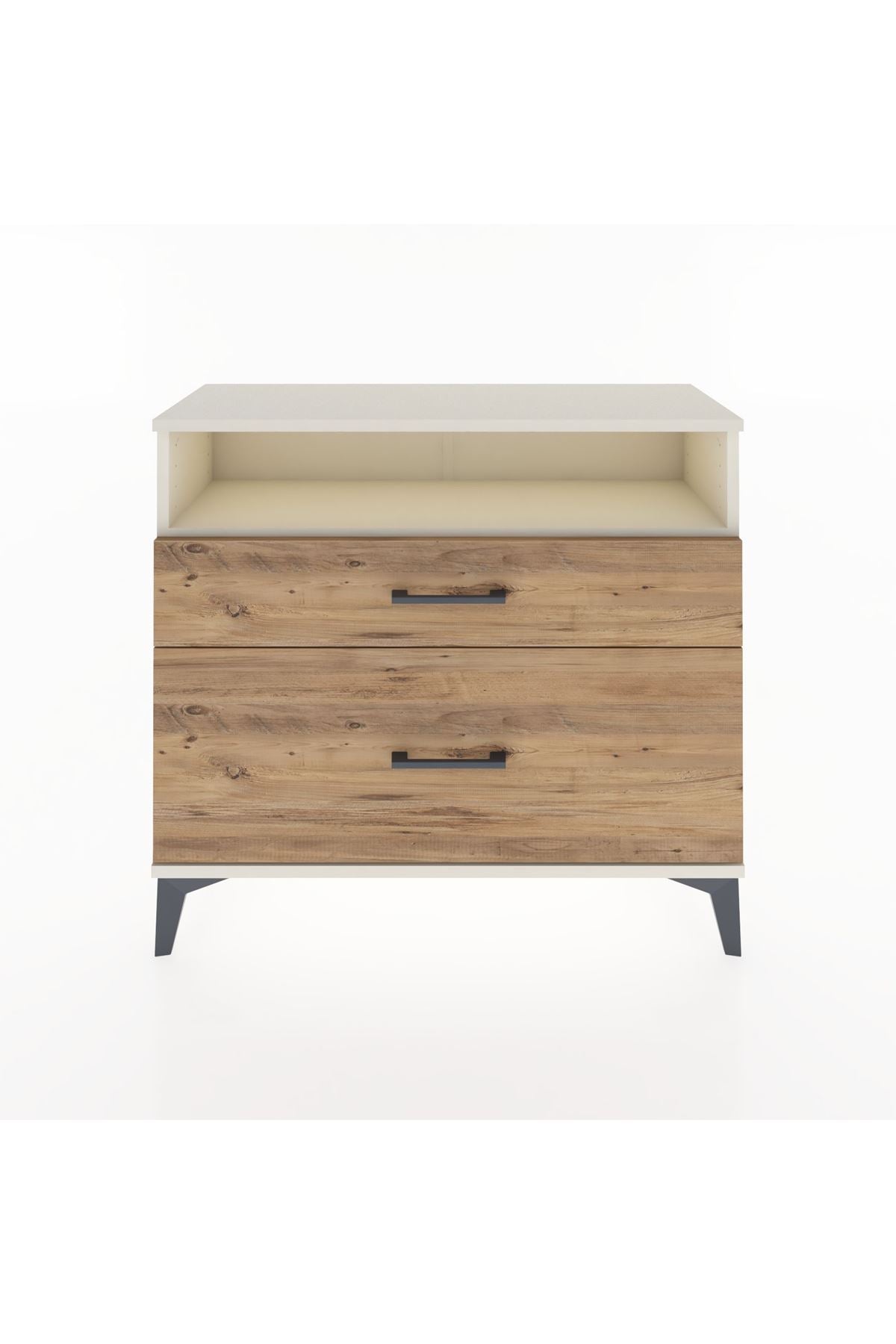 Arges Şifonyer Tek Raflı 2 Çekmeceli 88x30x80 - S03M011V3A