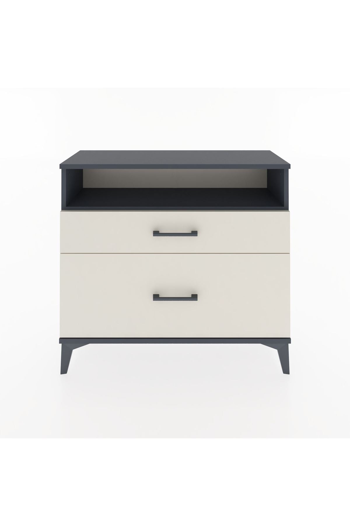 Arges Şifonyer Tek Raflı 2 Çekmeceli 88x30x80 - S03M011V4A