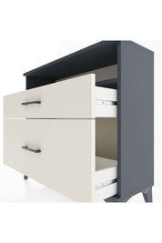 Arges Şifonyer Tek Raflı 2 Çekmeceli 88x30x80 - S03M011V4A