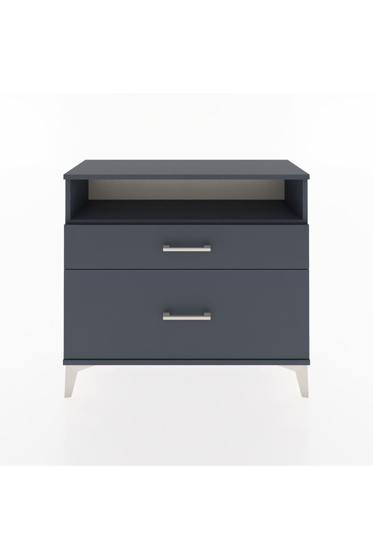 Arges Şifonyer Tek Raflı 2 Çekmeceli 88x30x80 - S03M011V5A