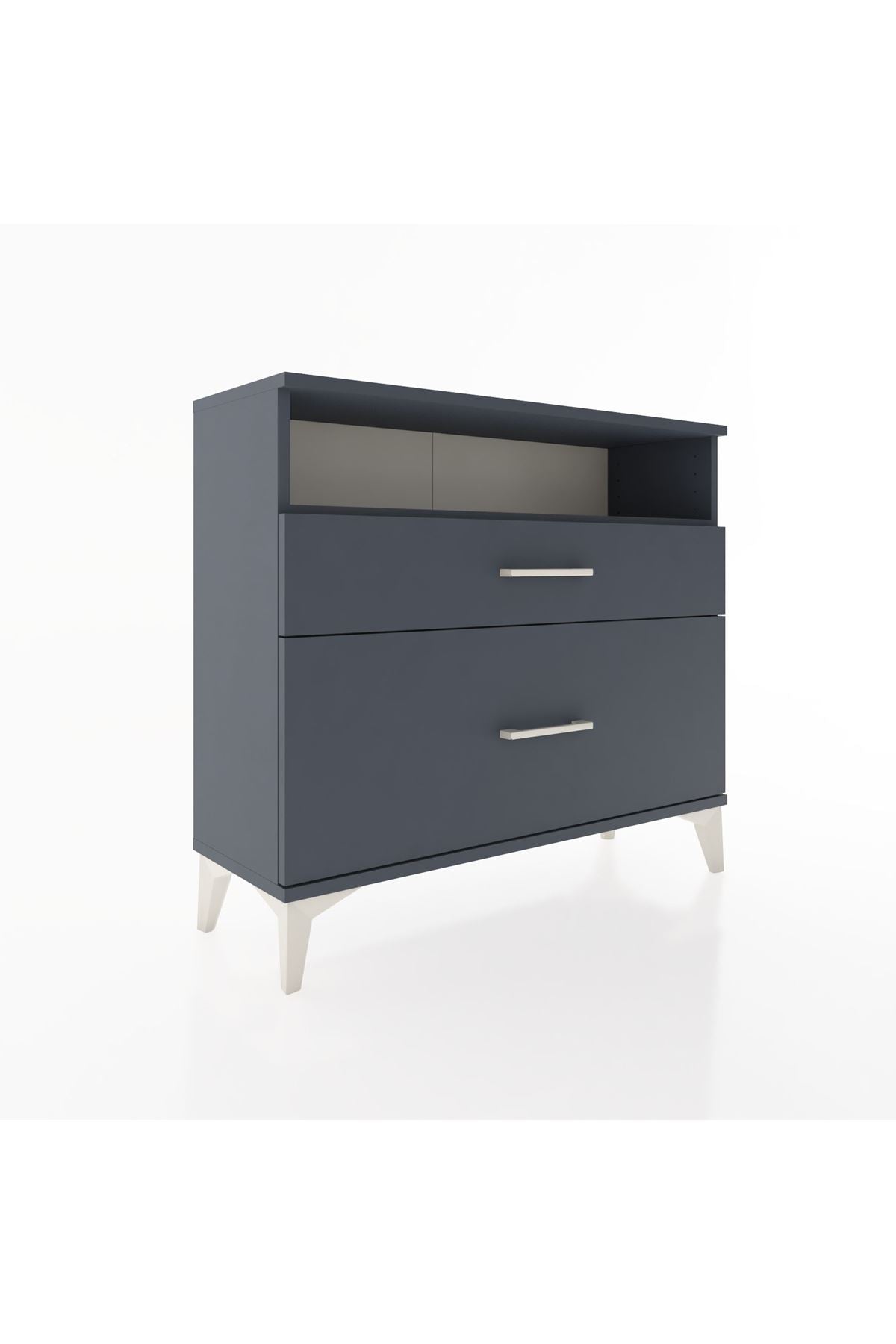 Arges Şifonyer Tek Raflı 2 Çekmeceli 88x30x80 - S03M011V5A