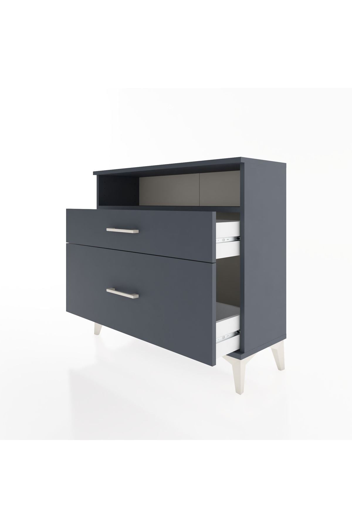 Arges Şifonyer Tek Raflı 2 Çekmeceli 88x30x80 - S03M011V5A