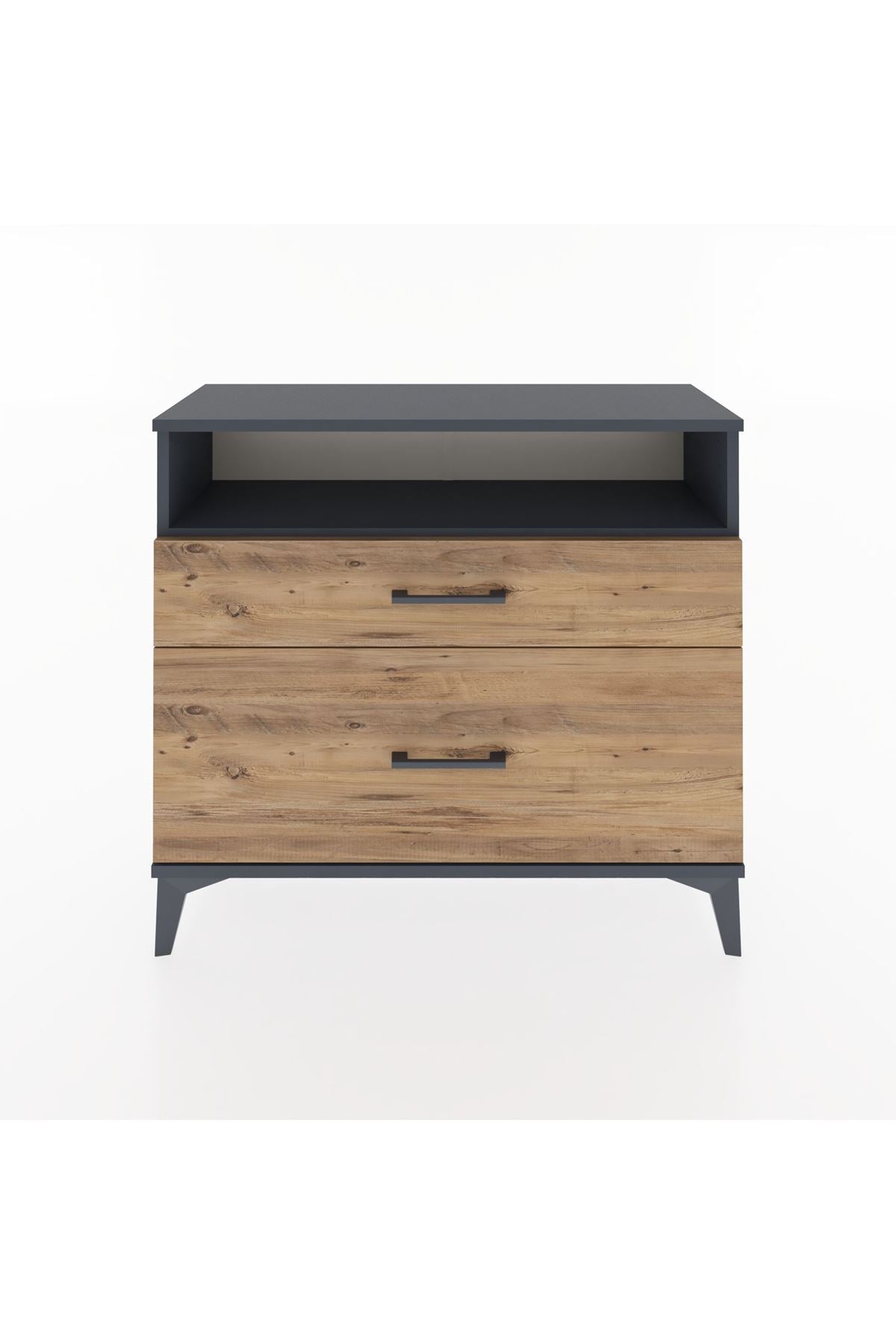 Arges Şifonyer Tek Raflı 2 Çekmeceli 88x30x80 - S03M011V6A