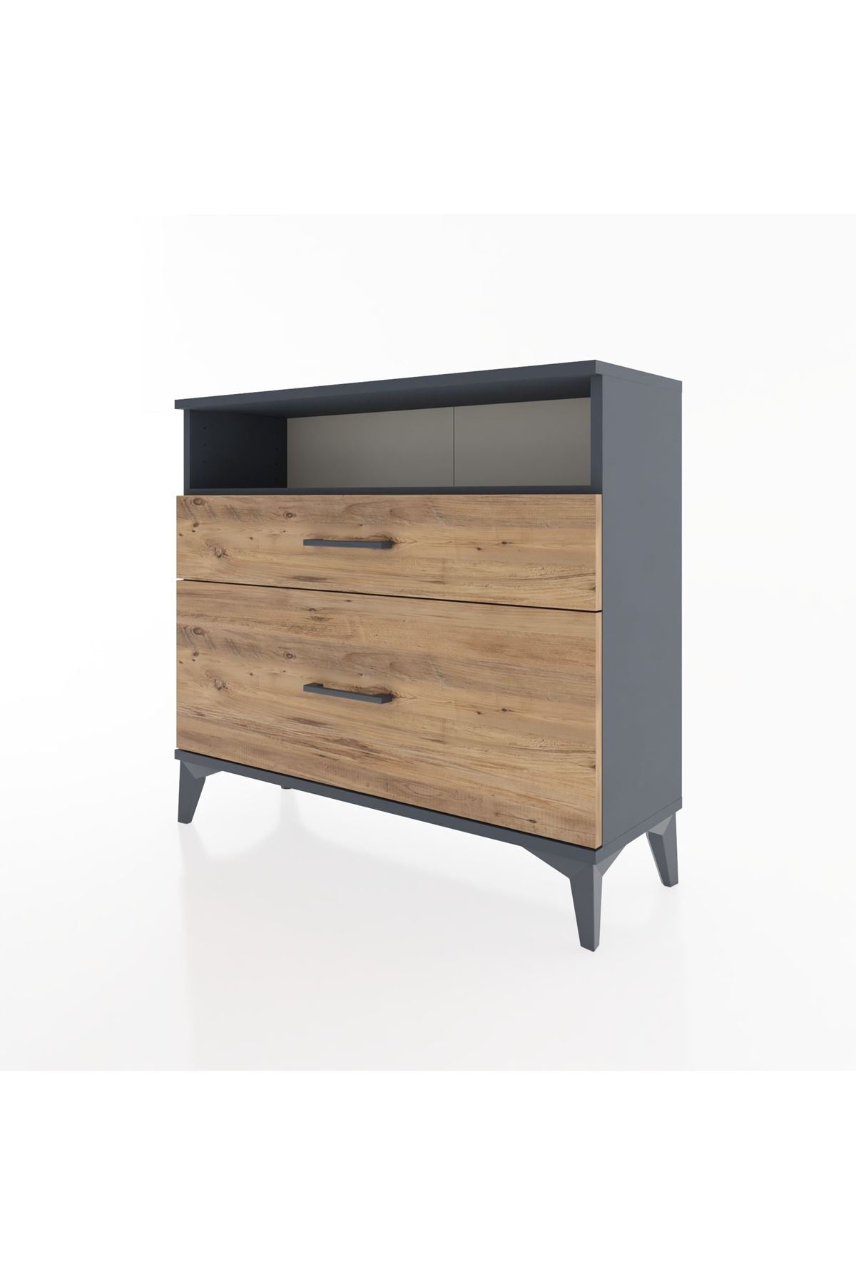 Arges Şifonyer Tek Raflı 2 Çekmeceli 88x30x80 - S03M011V6A
