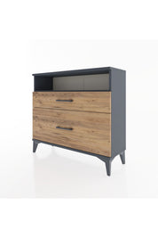 Arges Şifonyer Tek Raflı 2 Çekmeceli 88x30x80 - S03M011V6A