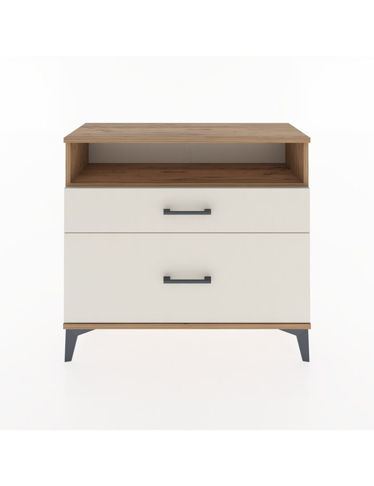 Arges Şifonyer Tek Raflı 2 Çekmeceli 88x30x80 - S03M011V7A