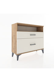 Arges Şifonyer Tek Raflı 2 Çekmeceli 88x30x80 - S03M011V7A