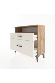 Arges Şifonyer Tek Raflı 2 Çekmeceli 88x30x80 - S03M011V7A
