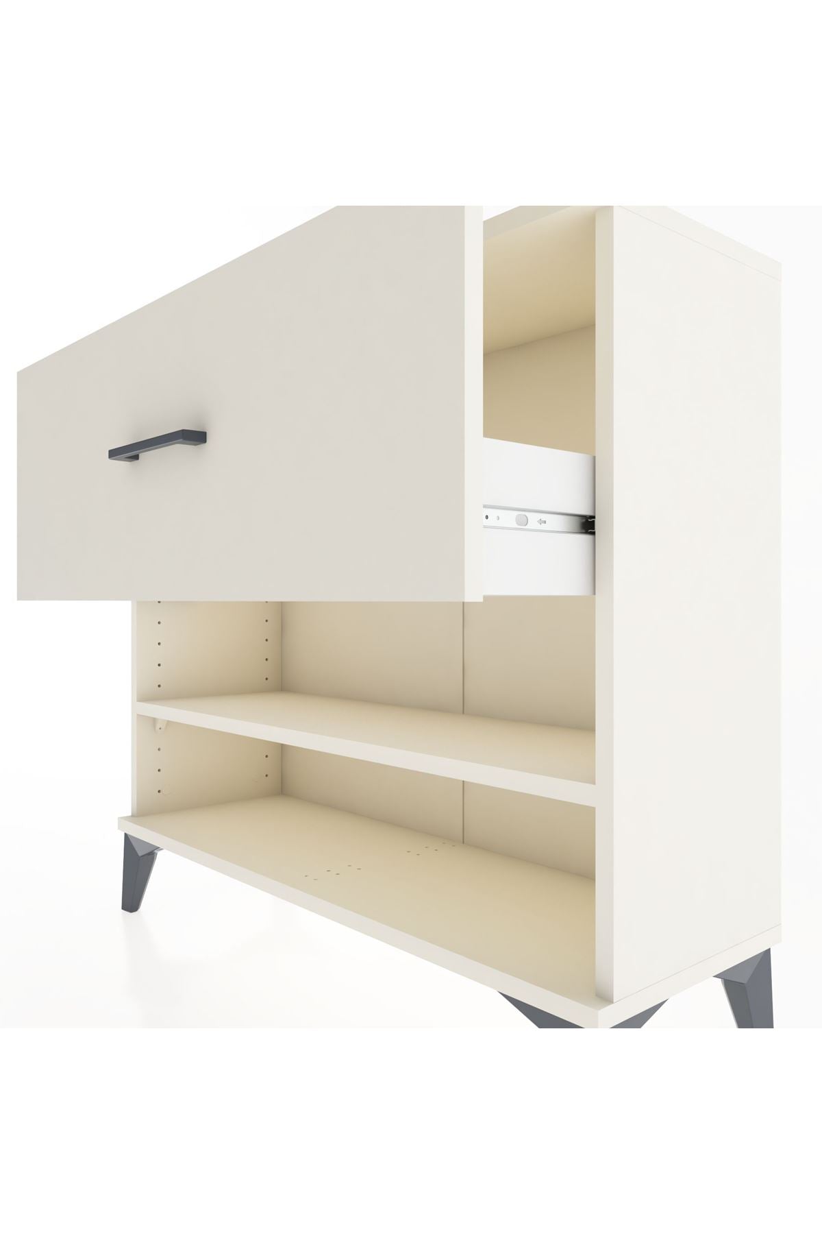 Arges Şifonyer Tek Raflı Tek Çekmeceli 88x30x80 - S03M012V1A