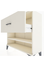 Arges Şifonyer Tek Raflı Tek Çekmeceli 88x30x80 - S03M012V1A