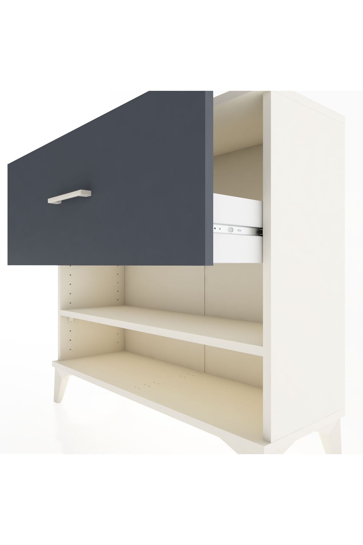 Arges Şifonyer Tek Raflı Tek Çekmeceli 88x30x80 - S03M012V2A