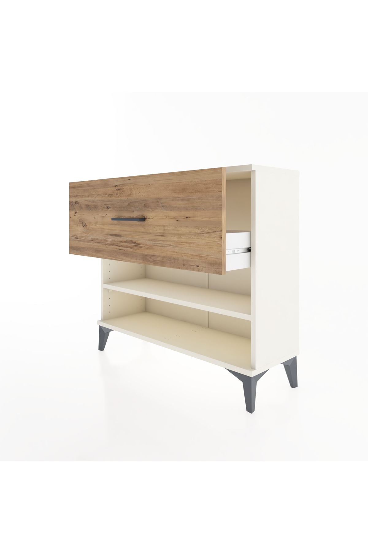Arges Şifonyer Tek Raflı Tek Çekmeceli 88x30x80 - S03M012V3A