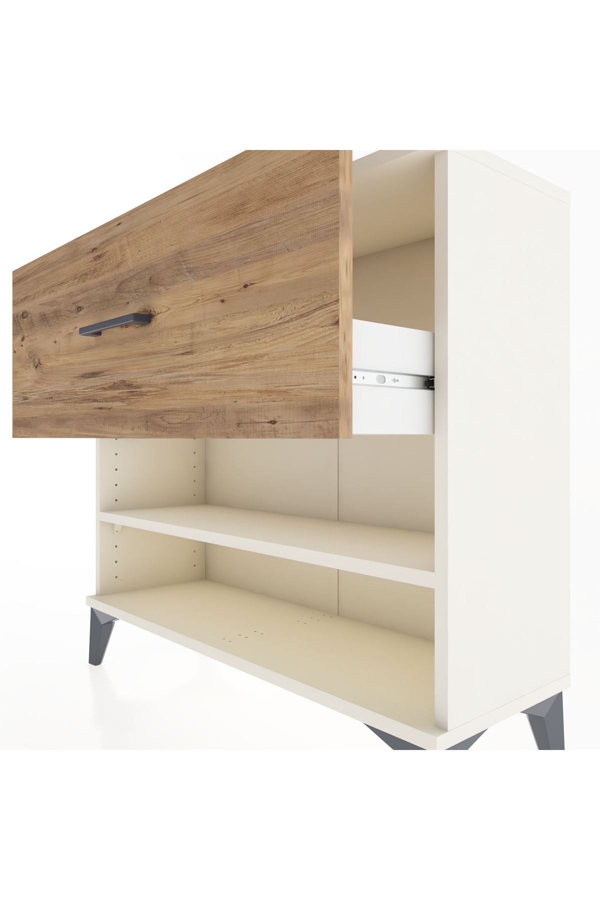 Arges Şifonyer Tek Raflı Tek Çekmeceli 88x30x80 - S03M012V3A
