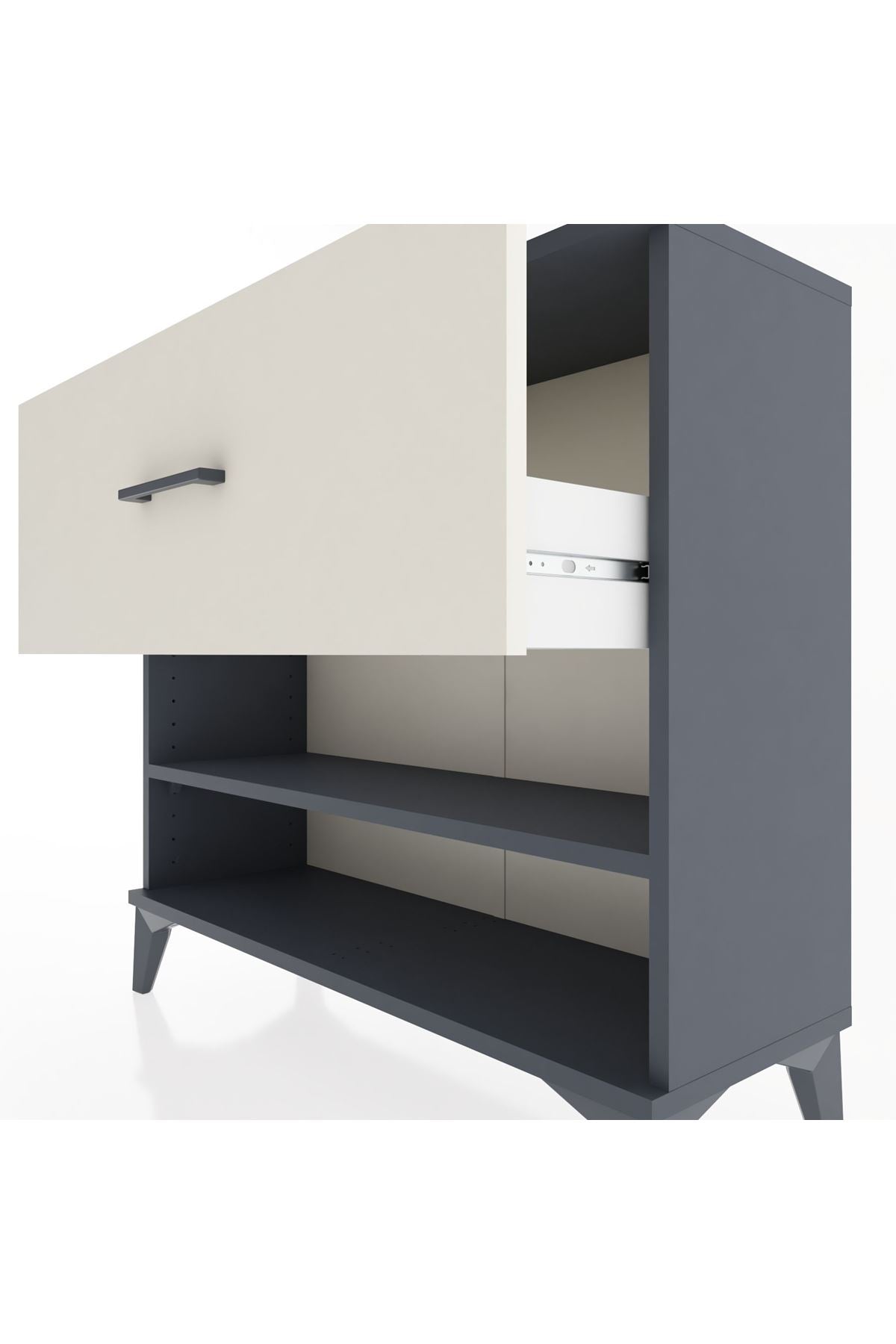 Arges Şifonyer Tek Raflı Tek Çekmeceli 88x30x80 - S03M012V4A