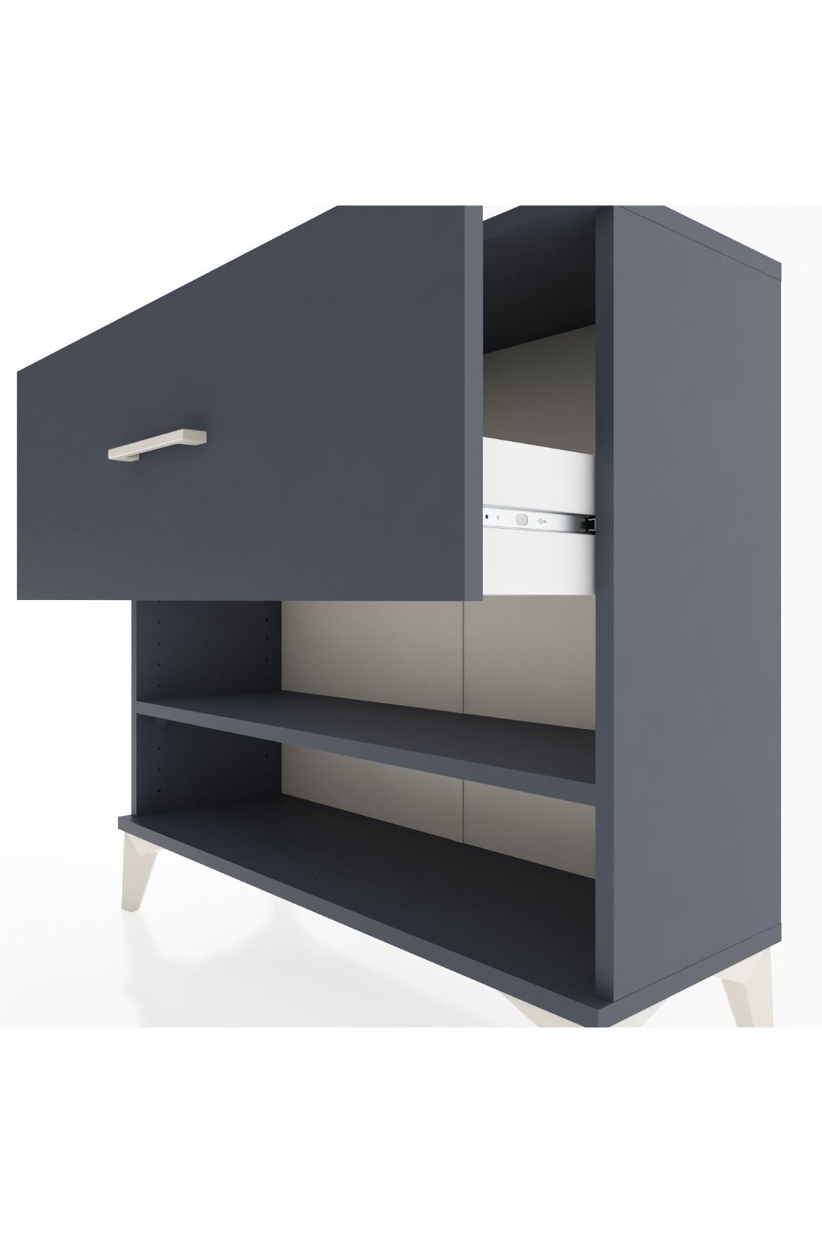 Arges Şifonyer Tek Raflı Tek Çekmeceli 88x30x80 - S03M012V5A