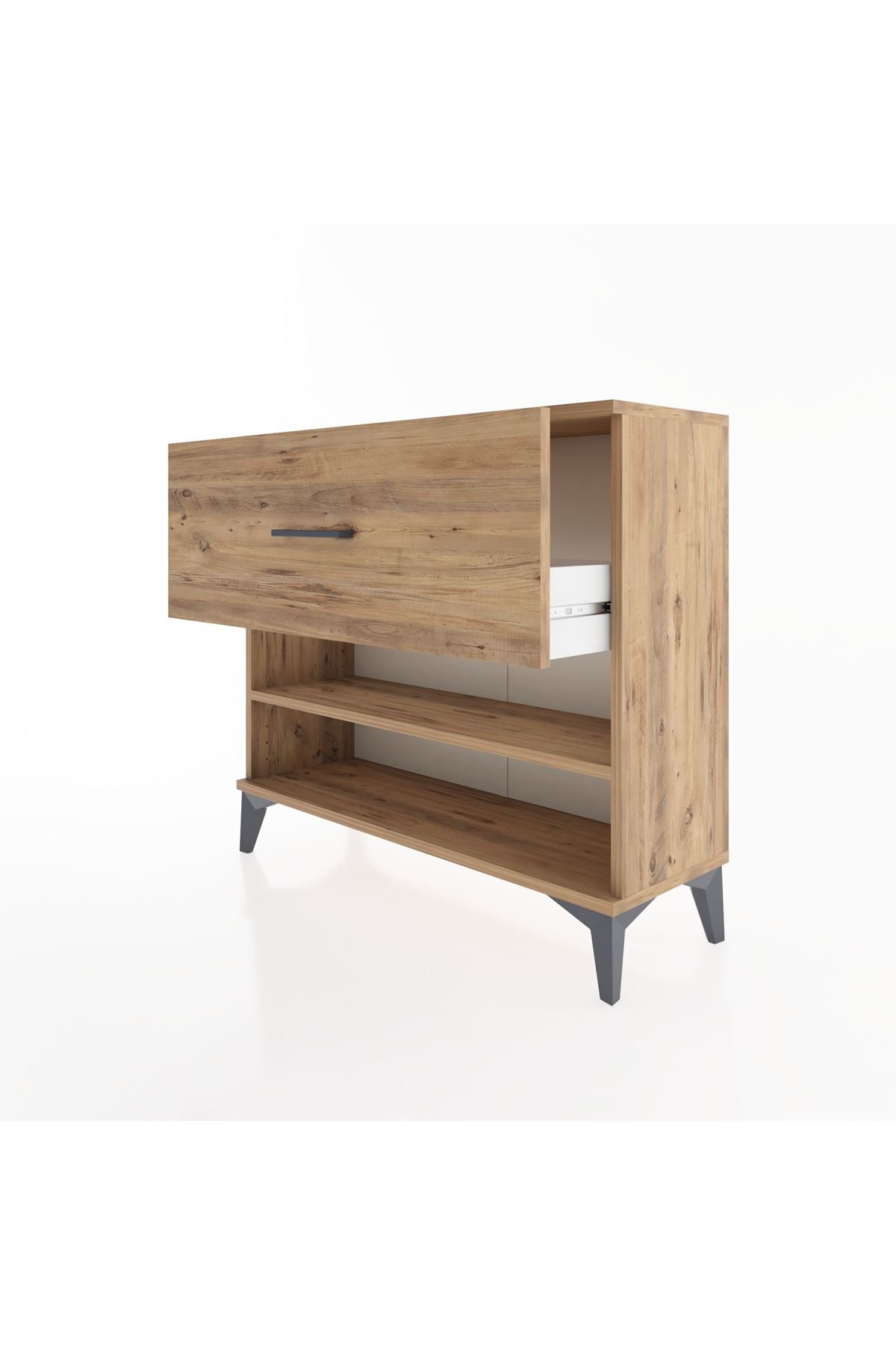 Arges Şifonyer Tek Raflı Tek Çekmeceli 88x30x80 - S03M012V9A