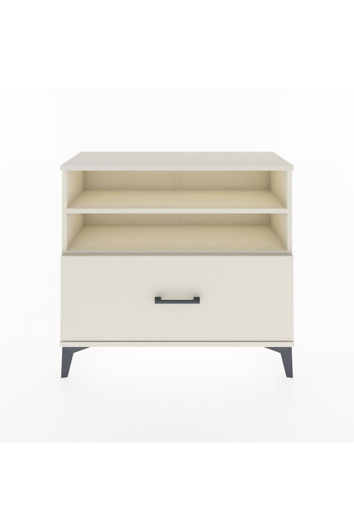 Arges Şifonyer 2 Raflı Tek Çekmeceli 88x30x80 - S03M013V1A